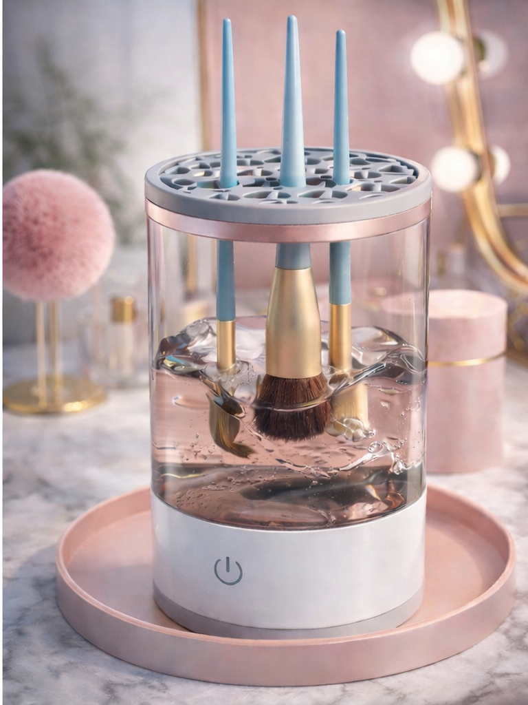 Automatic Makeup Brush Cleaner