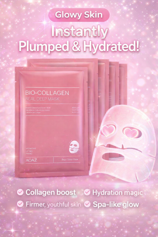 Bio-Collagen Deep Hydration Face Mask (4-Pack)
