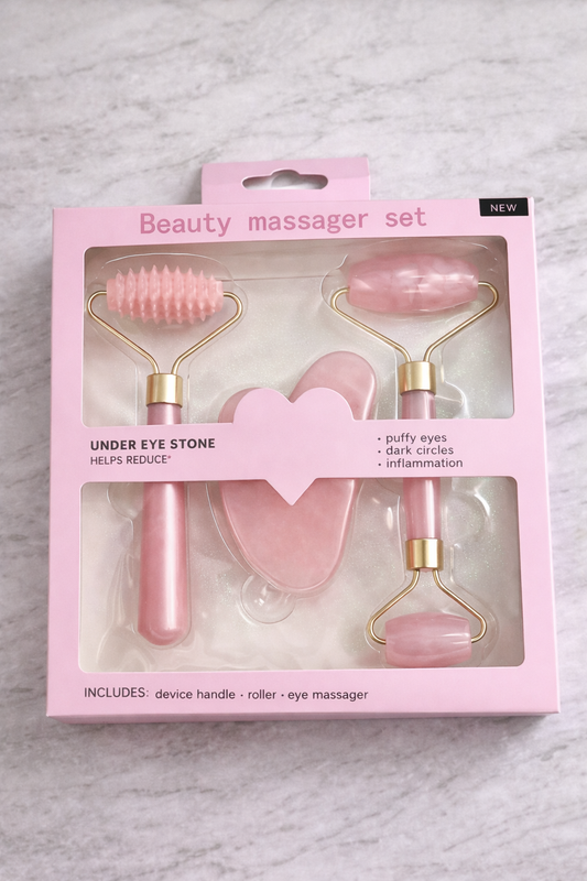 Velora™ Sculpt & Glow Rose Facial Set