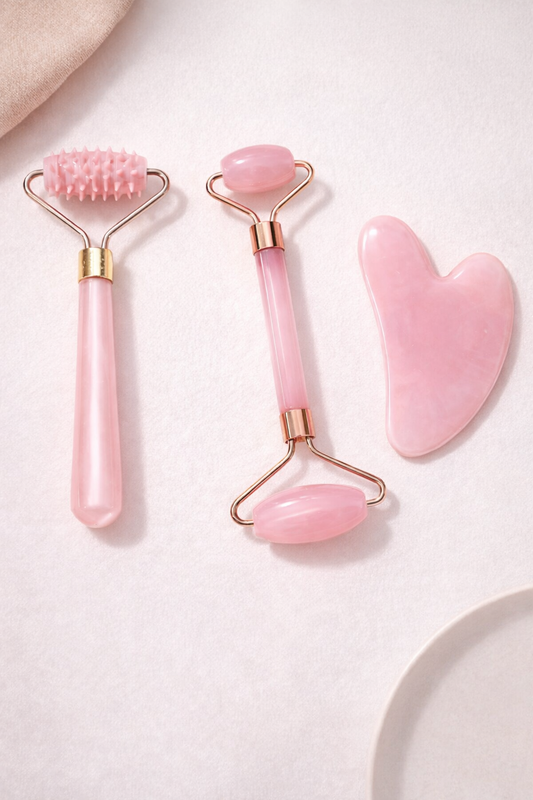 Velora™ Sculpt & Glow Rose Facial Set