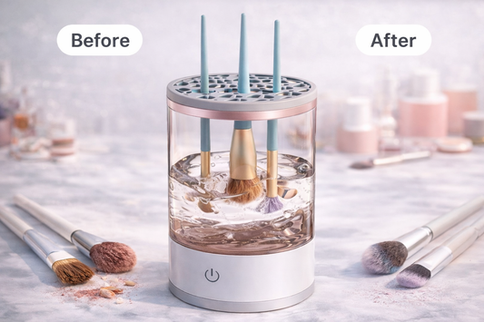 Automatic Makeup Brush Cleaner